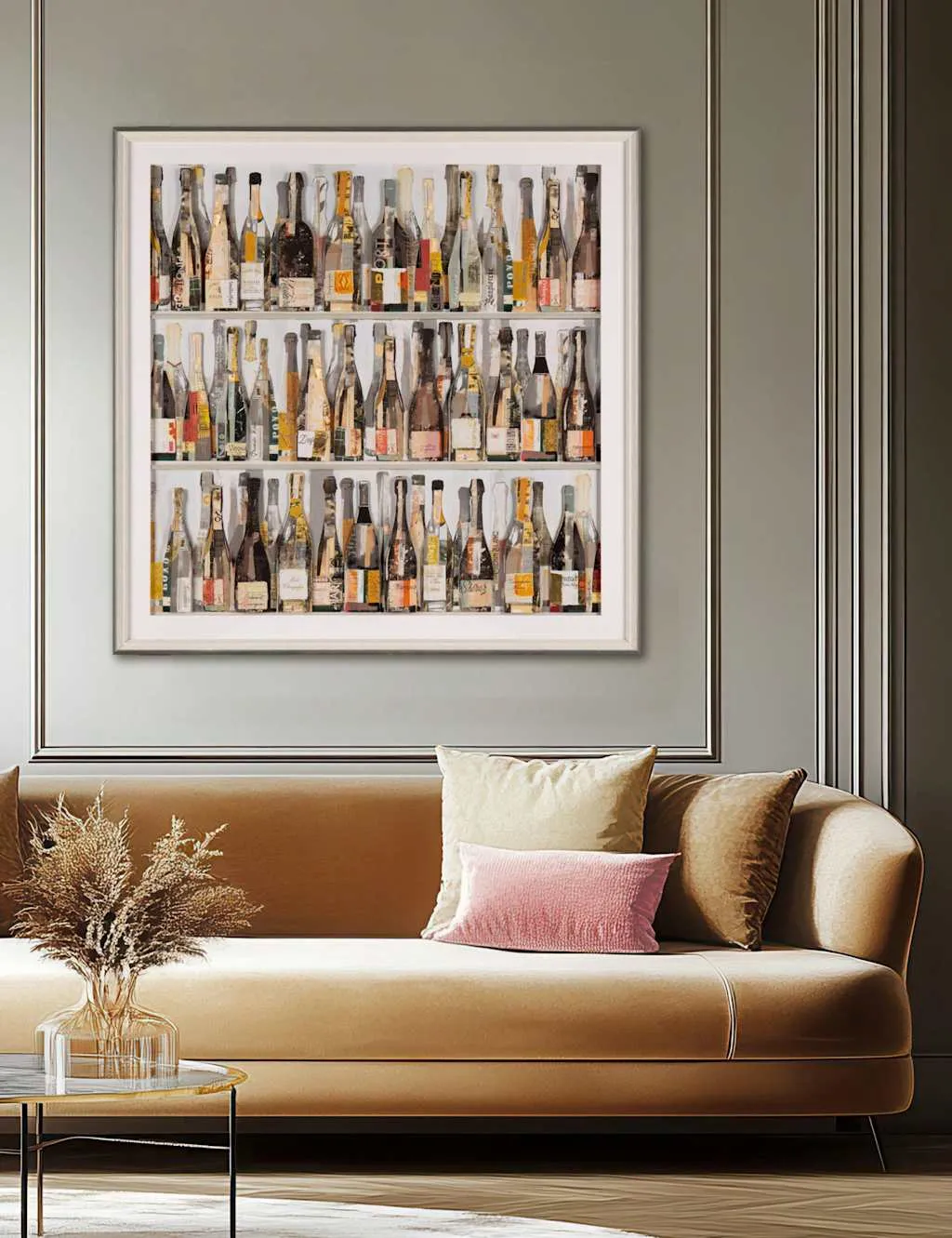 Gallery Direct Wines of the World Square Framed Art Multi