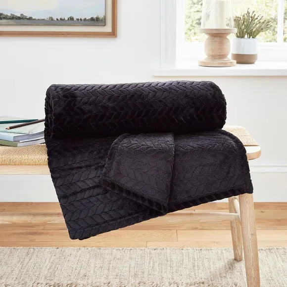 Amelia Recycled Throw Blanket, 200cm x 200cm 1