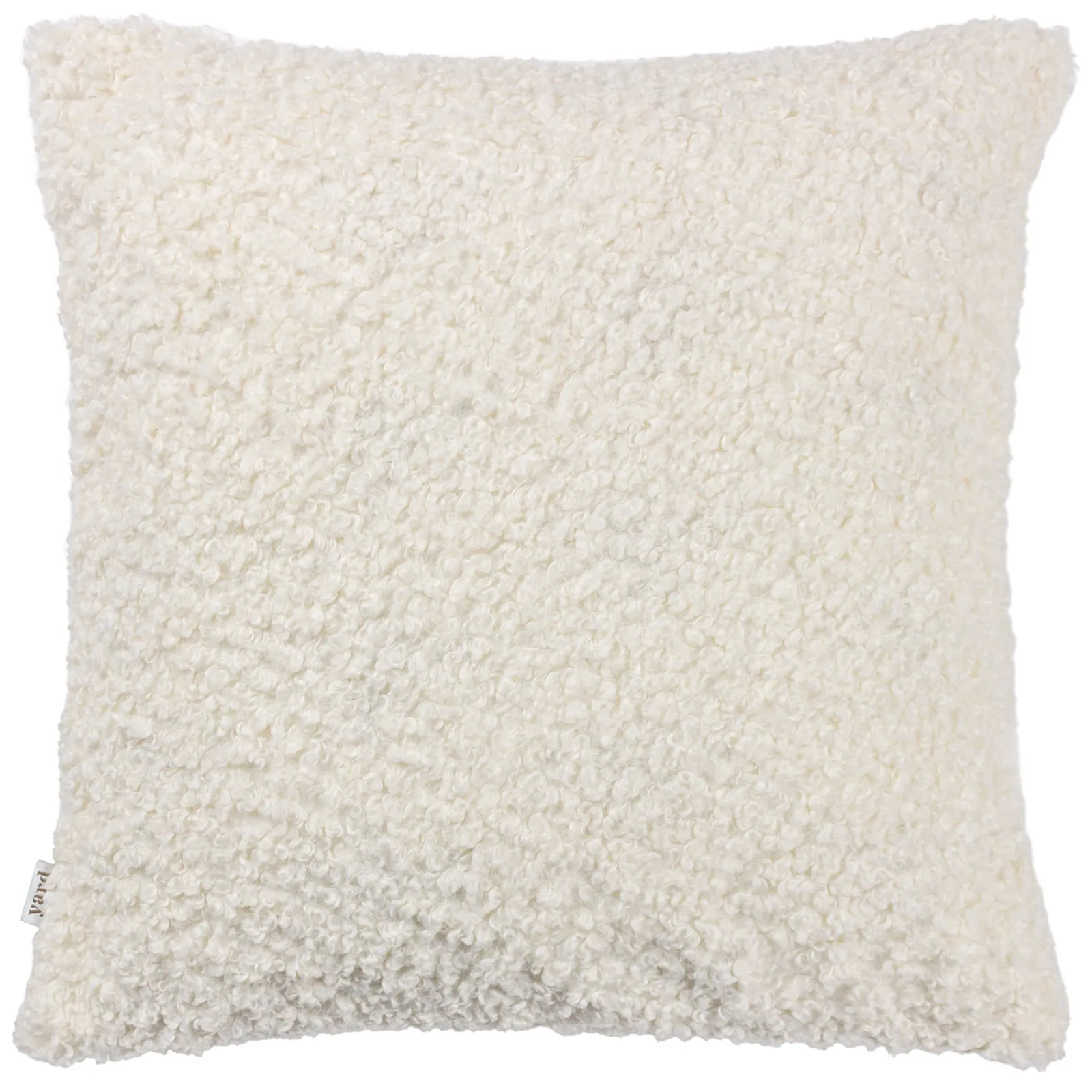 Yard Cabu Chunky Boucle Cushion Ecru, Cream 2
