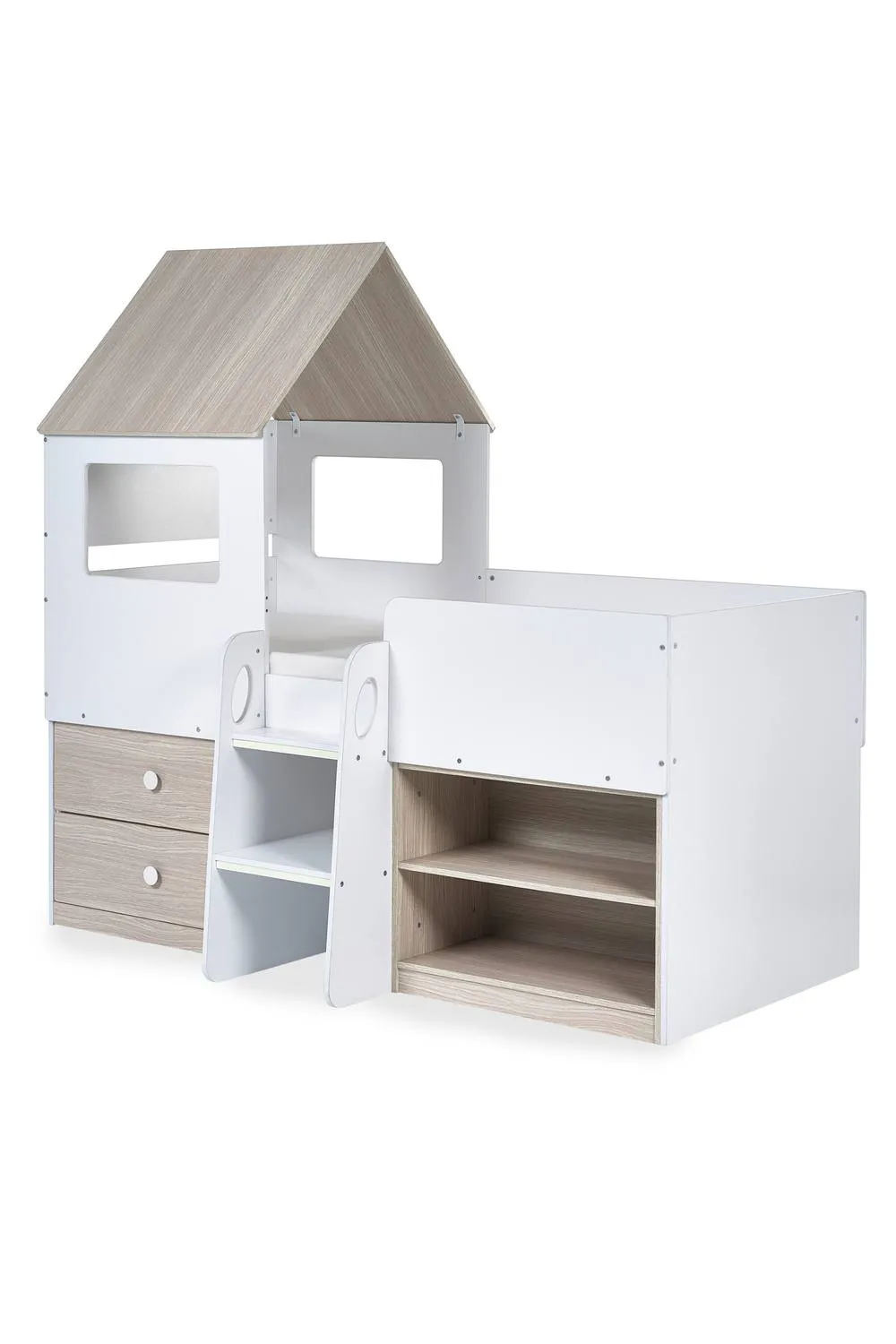 Julian Bowen Orpheus Treehouse Midsleeper Cabin Bed in Natural 3