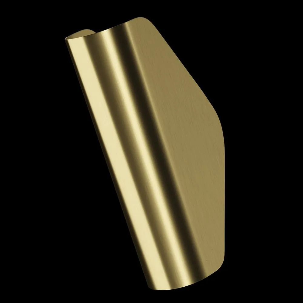 Netlighting Maytoni Notta Modern Flush Wall Uplighter Brass G9 in Gold 2