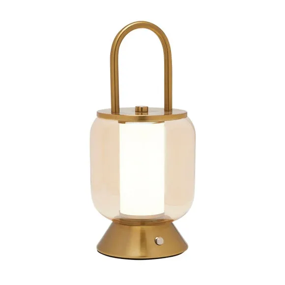Hestia Lantern Rechargeable Colour Changing LED Touch Table Lamp 2