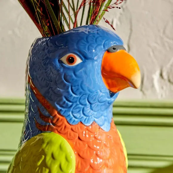 Parrot Ceramic Vase 2