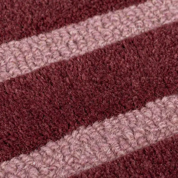 Split Ombre Shaped Wool Rug 2
