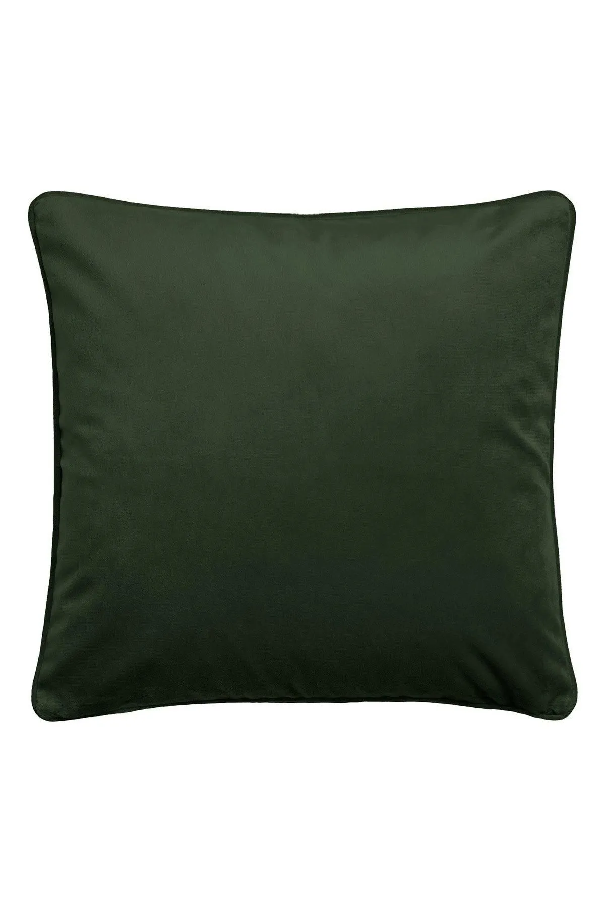 Laurence Llewelyn-Bowen 'Montrose' Luxury Filled Plain Velvet Cushion in Bottle Green 2