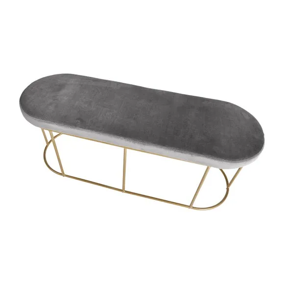 Nino 2 Seater Velvet Bench 4