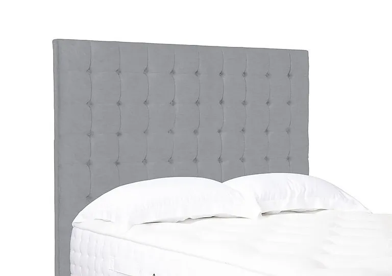 Artisan Collection Dot High Floor Standing Headboard - Single - Aston Silver