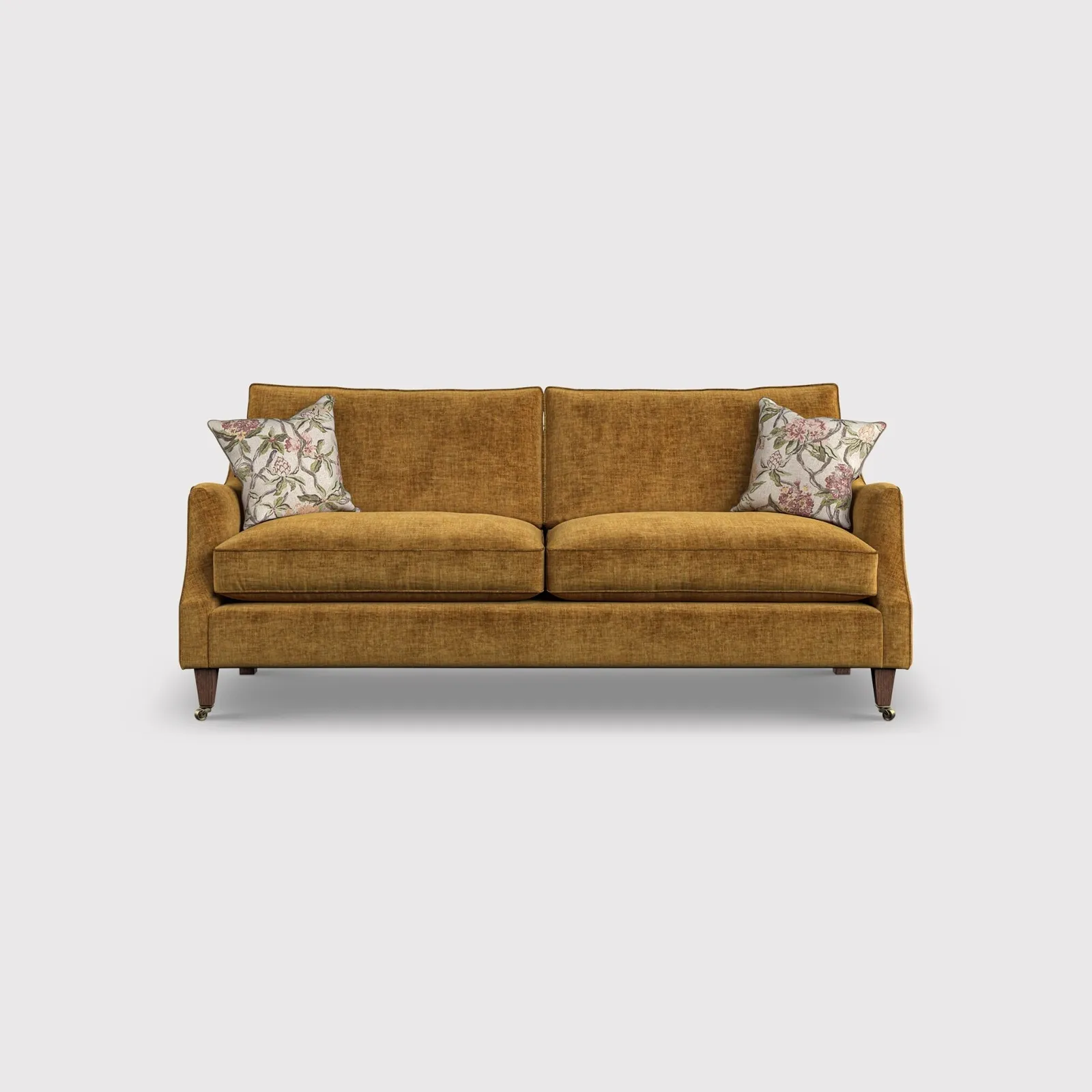 English Heritage Quarry 26 Large Sofa- Pre-Set Scatters, Orange Fabric | Barker & Stonehouse 1