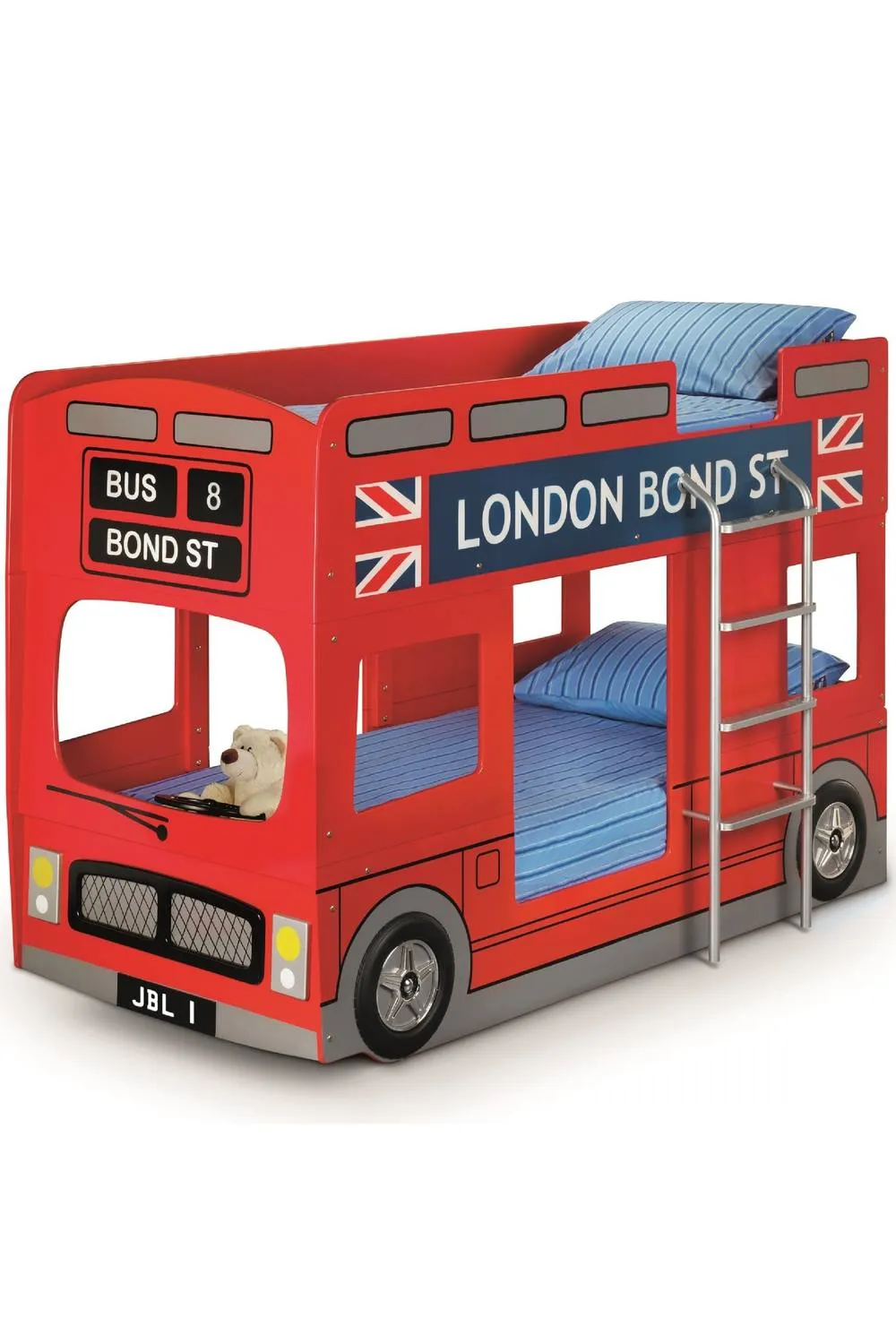 Julian Bowen London Bus Single Red Bunk Bed 2