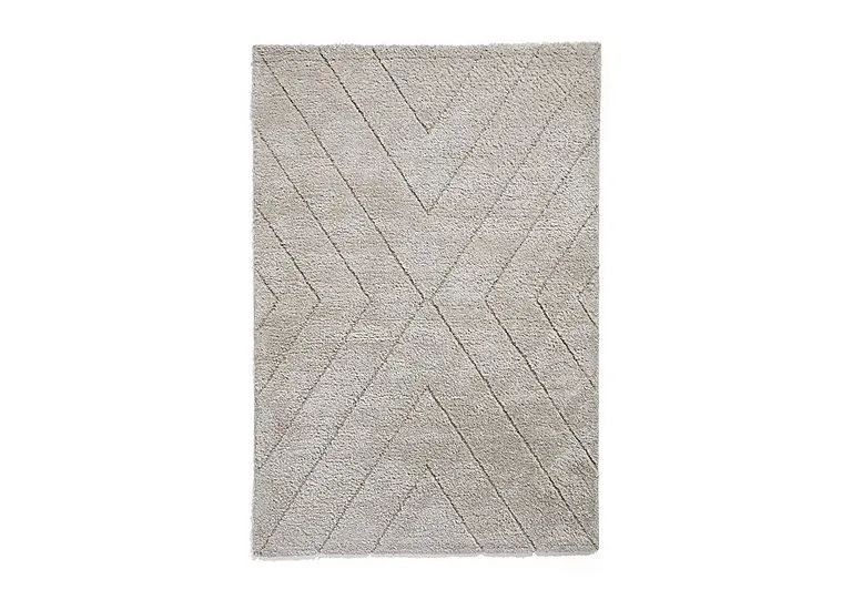 Denby Rug - 120cm-x-170cm - Silver
