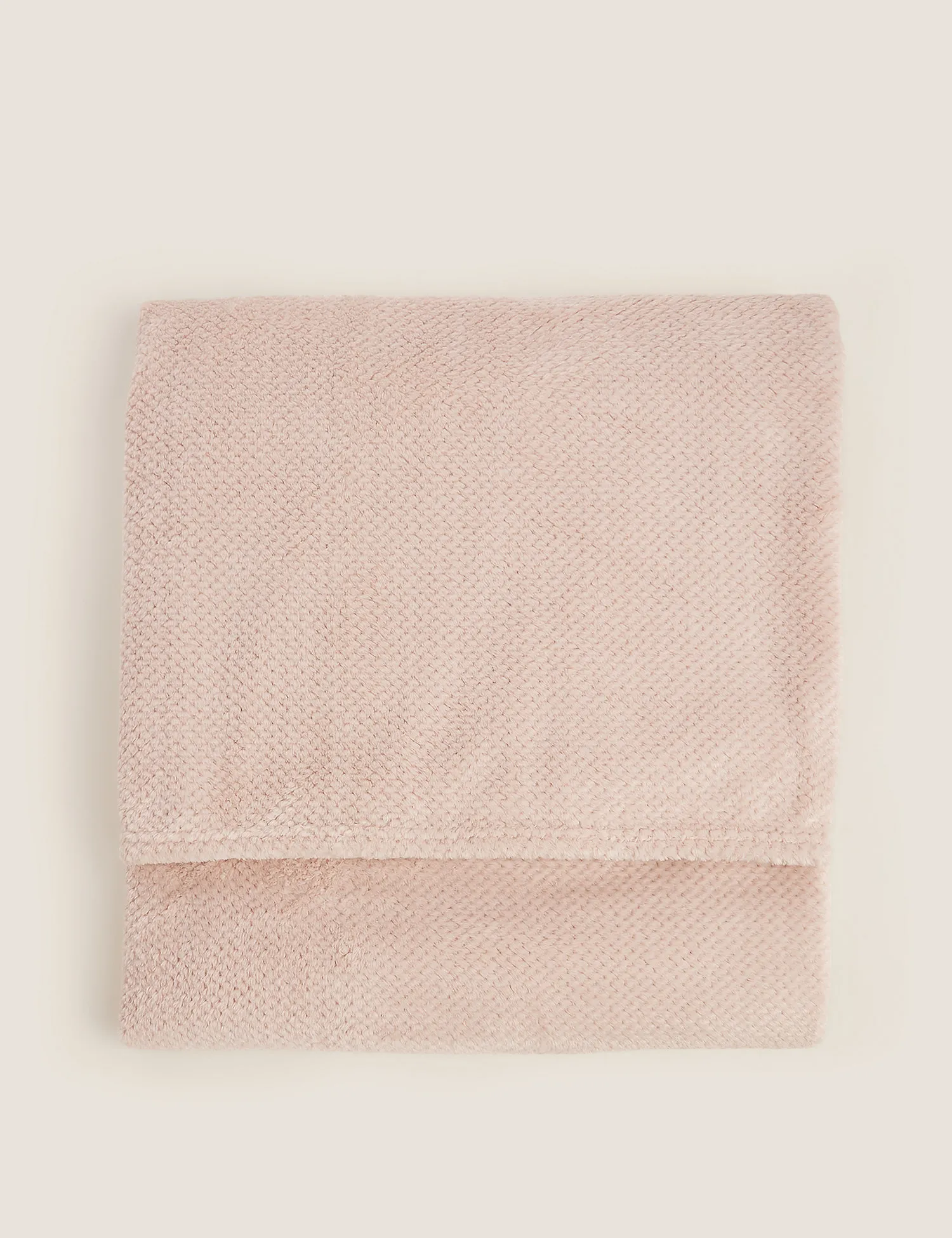 M&S Flannel Fleece Throw