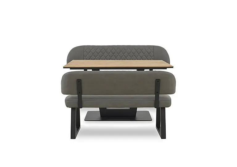 Venus Dining Table and 2 High Back Benches
