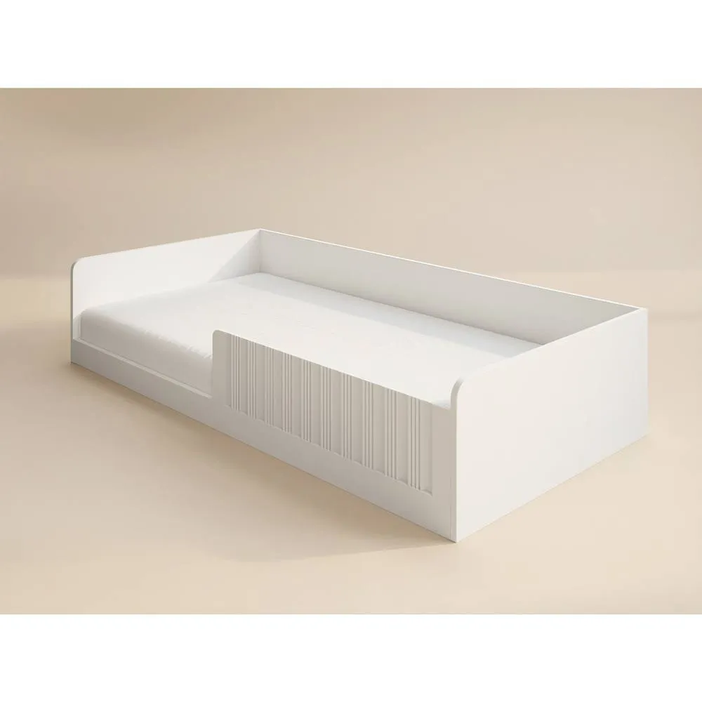 Flair Nadia Single Montessori Floor Bed in White 4