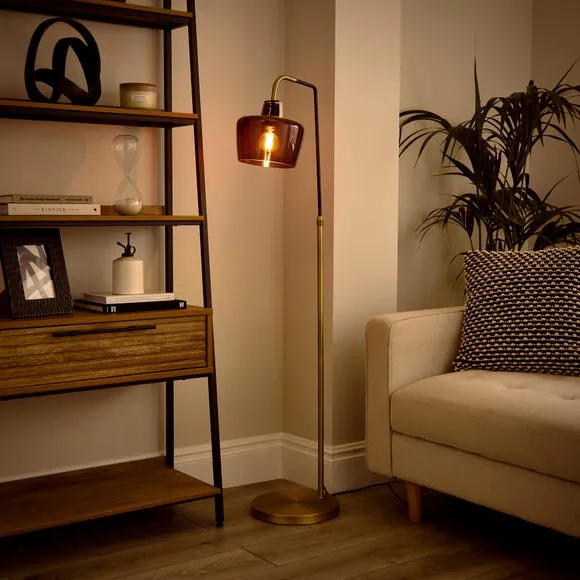 Auburn Industrial Adjustable Floor Lamp 2