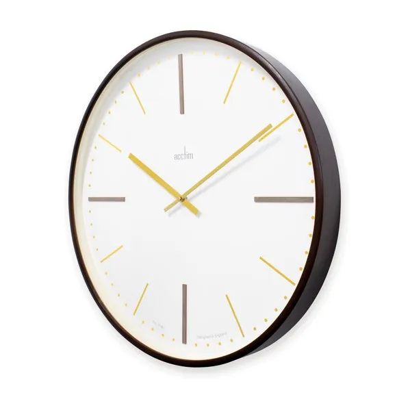 Acctim Knoll Dark Wood Wall Clock 3