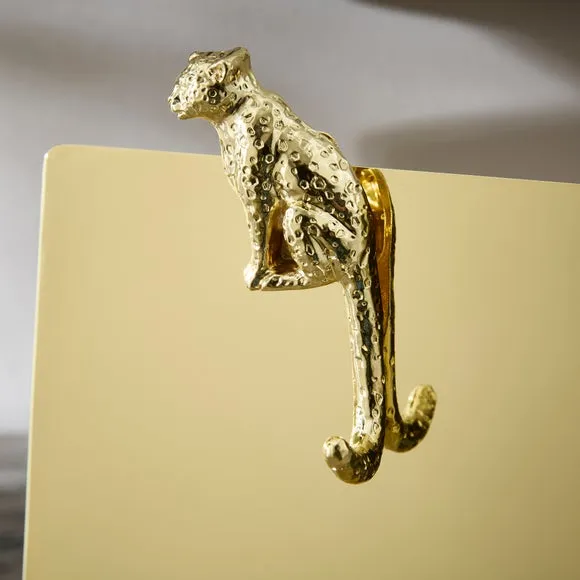 Leopard Gold Metal Freestanding Memo Board 2