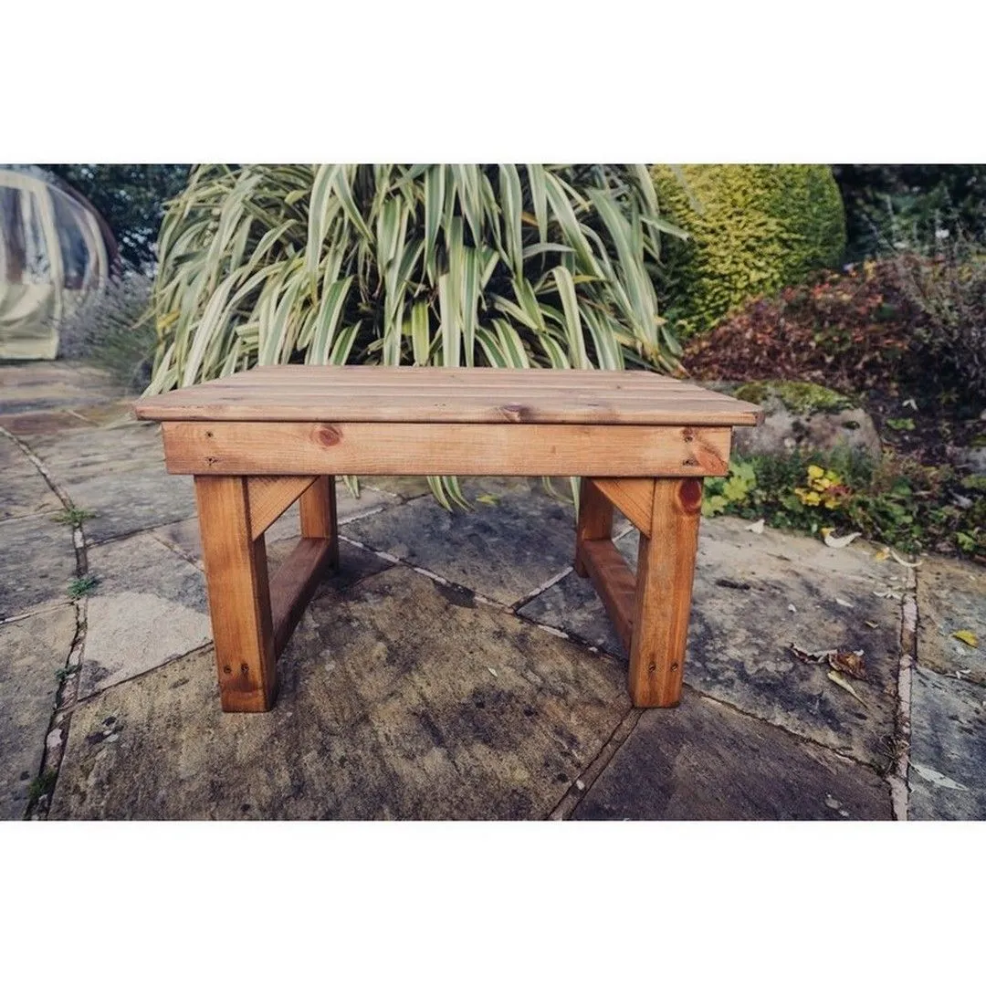 Churnet Valley Garden Furniture Ltd Valley Garden Coffee Table - Timber - Partially Assembled in Brown 4