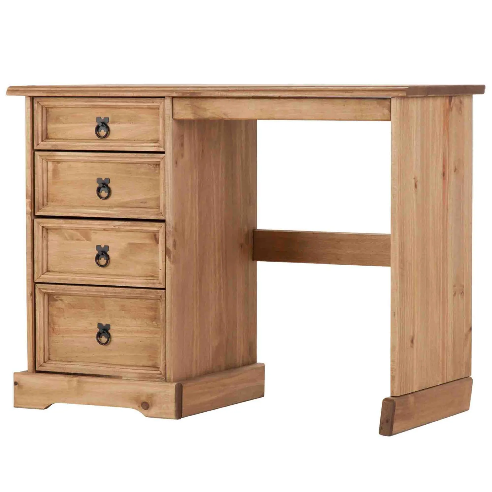 Corona 4 Drawer Dressing Table, Pine