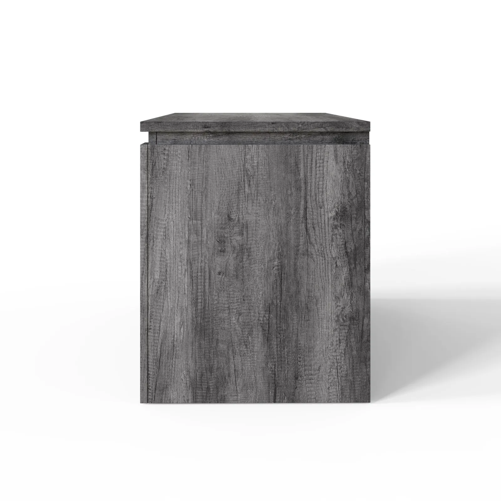 GFW Canyon 2 Drawer TV Unit in Charcoal 5