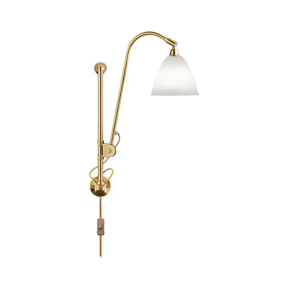 Gubi Bestlite BL5 Wall Lamp Brass Base Bone China Shade 2