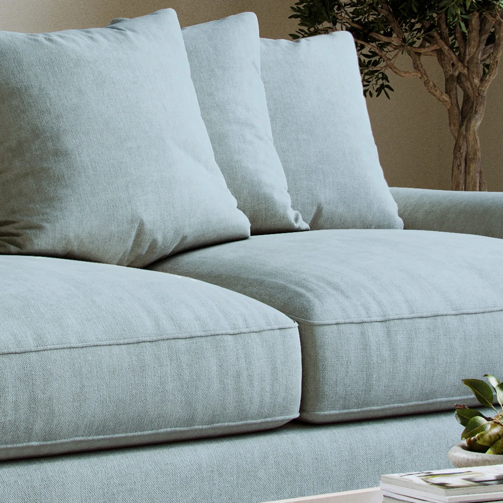 The Great Sofa Company Beatrice Sofa Bed, Aqua 4