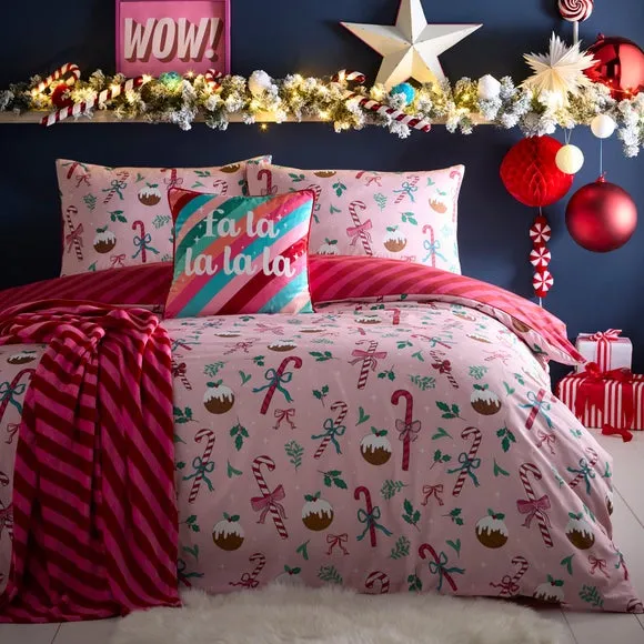 Fusion Candy Stripe Throw Blanket 120cm x 150cm 3