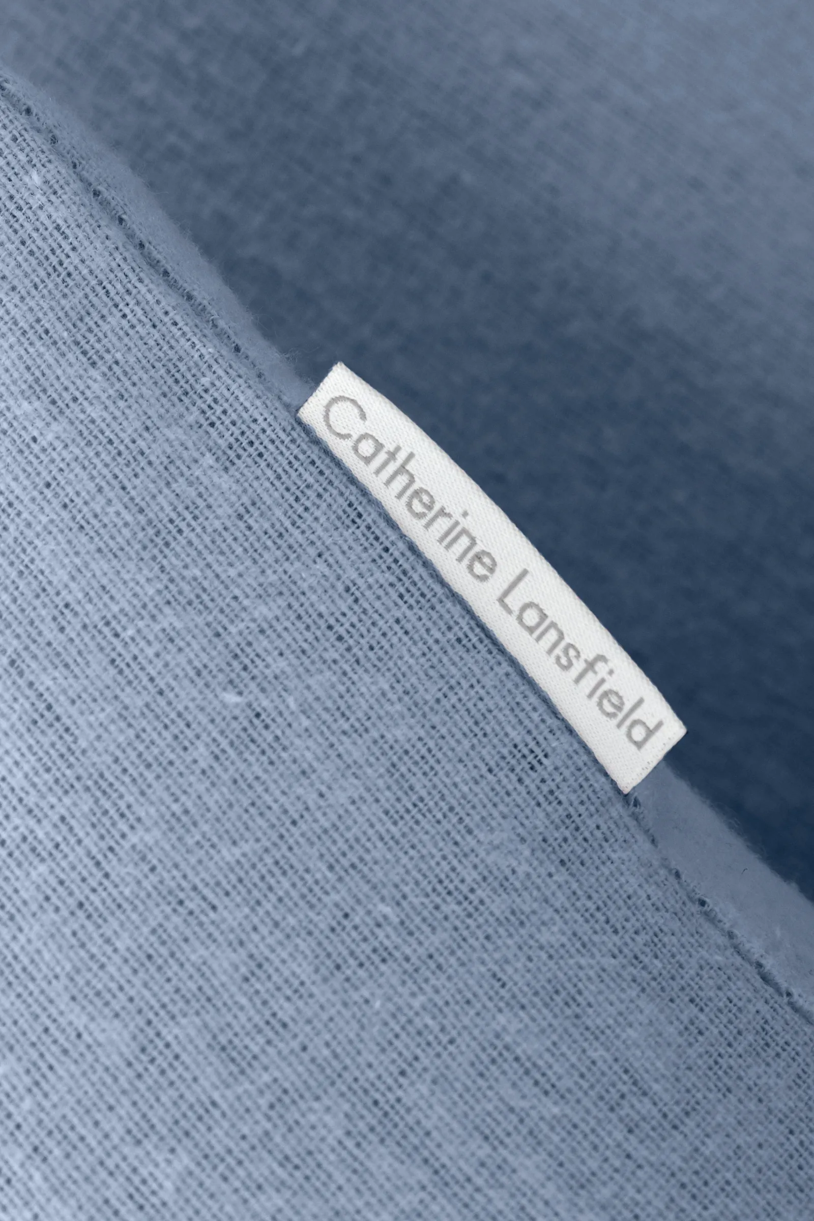 Catherine Lansfield 'Brushed Cotton' Pillowcase Pair in Light Blue 2
