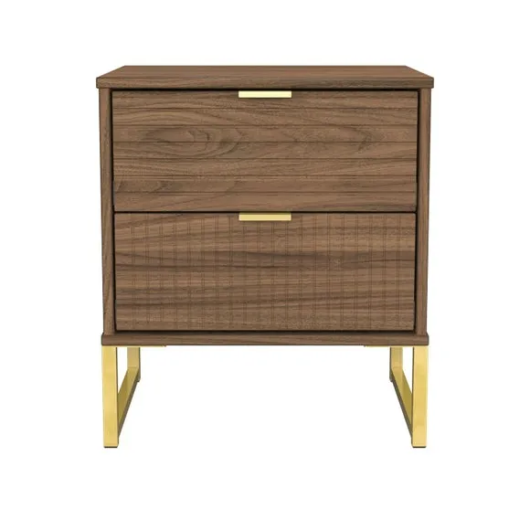 Harborne 2 Drawer Bedside Table 2