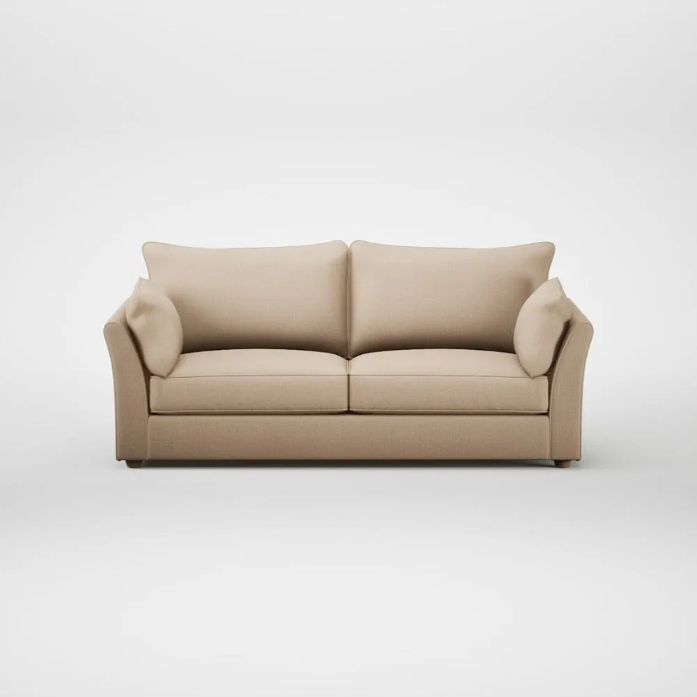 Heal's Tailor 4 Seater Sofa Smart Cotton Linen Rice Natural Feet 1