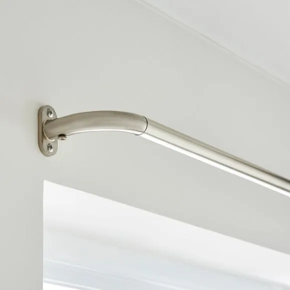 Room Darkening Extendable Metal Eyelet Curtain Pole