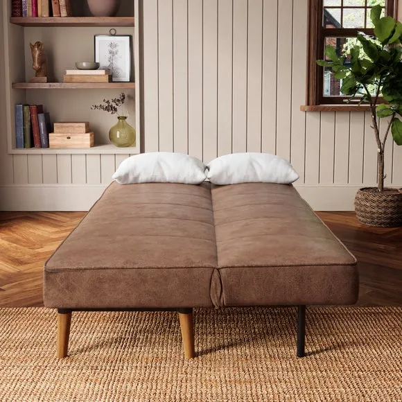Niko Soft Faux Leather Clic Clac Sofa Bed 3
