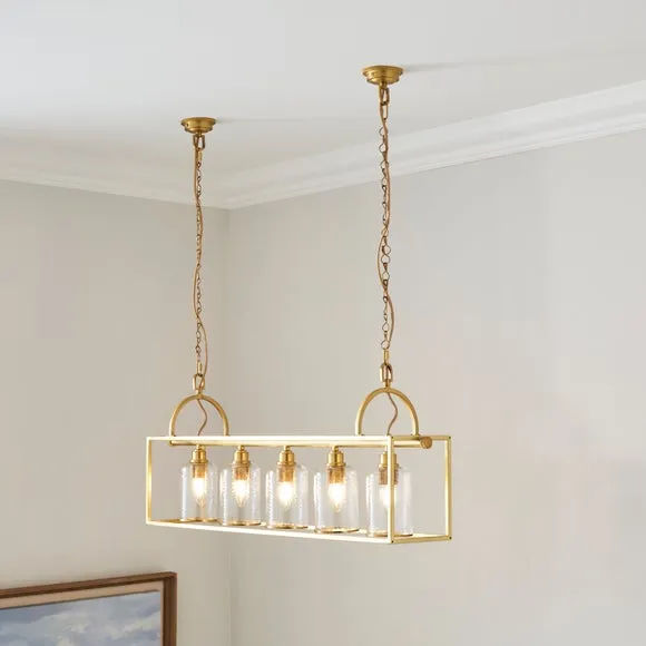 Churchgate Sharnford 5 Light Adjustable Diner Ceiling Light