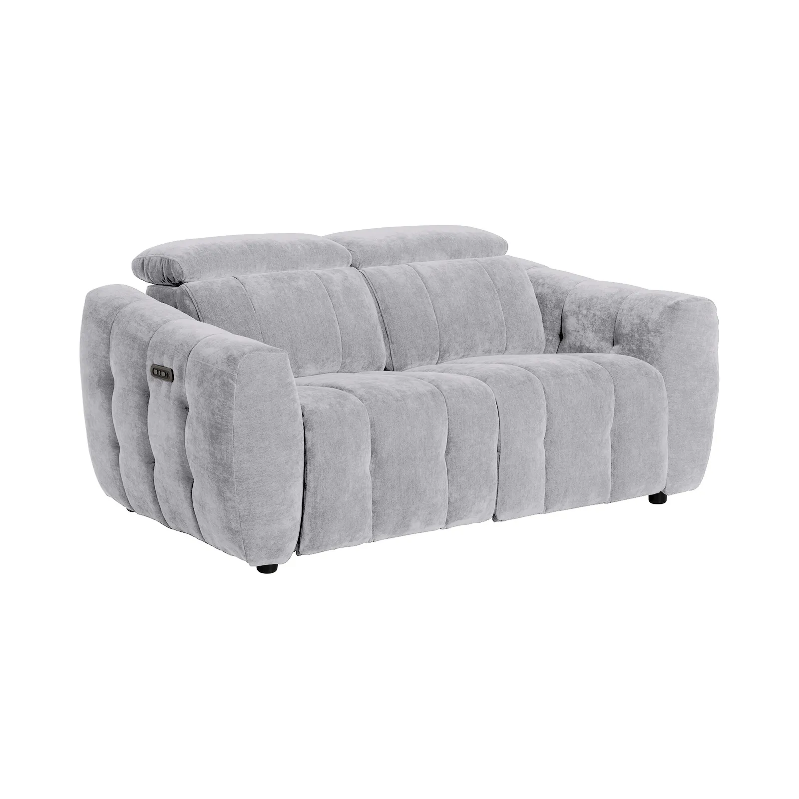 Montgomery 2 Power Seater & Headrest, Grey Fabric | Barker & Stonehouse 2