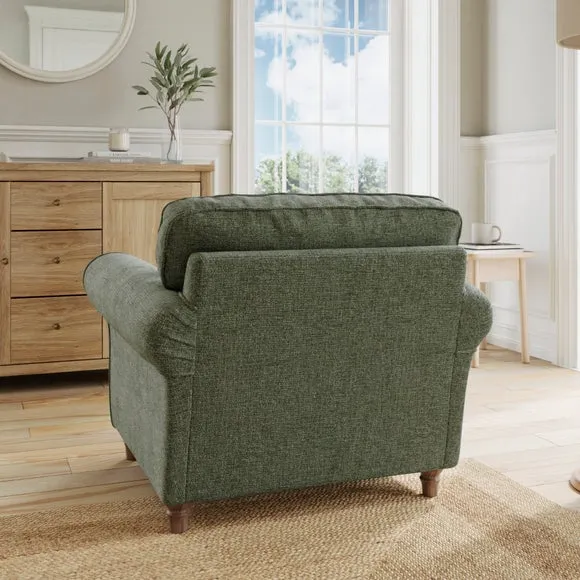 Flori Chenille Soft Texture Armchair 2