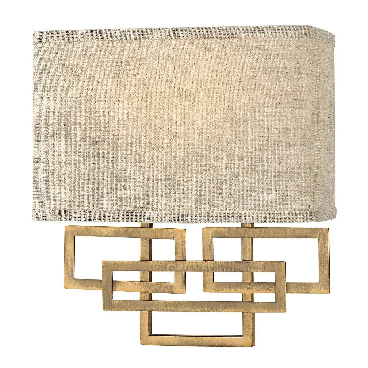 Netlighting Lanza 2 Light Indoor Wall Light Brushed Bronze E14