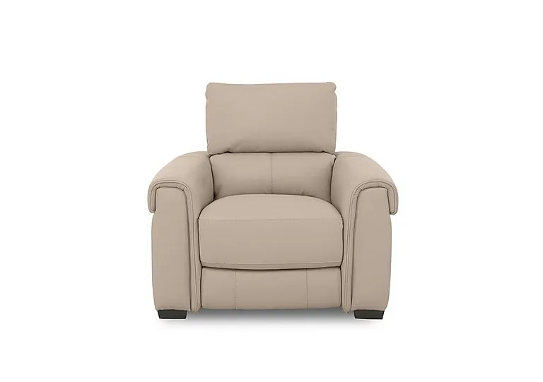 Nixon Leather Chair - BV Pebble