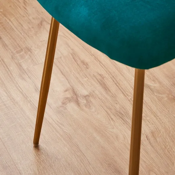 Kendall Dining Chair, Velvet 4