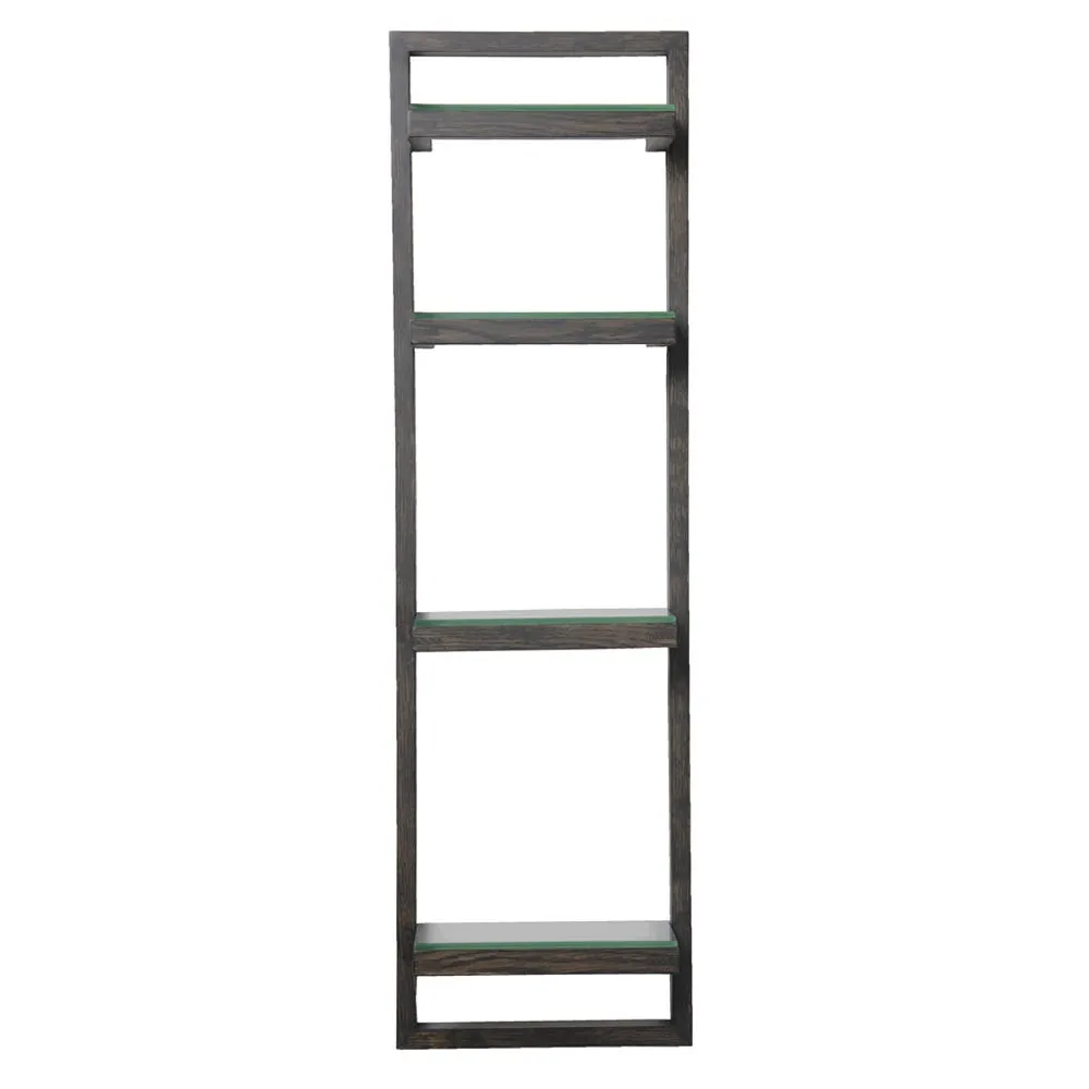 Wireworks Bathroom Wall Mounted Shelves Dark Oak 2