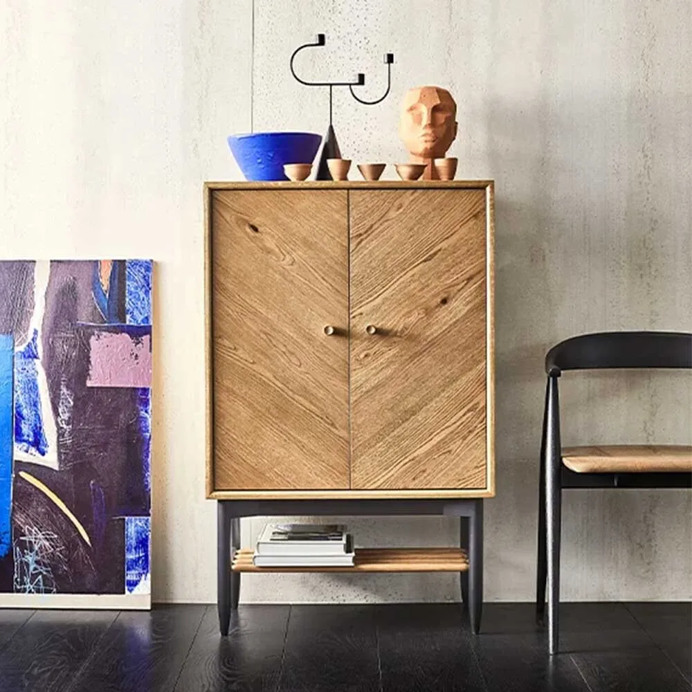 Ercol Monza Universal Cabinet, Neutral Oak | Barker & Stonehouse 2