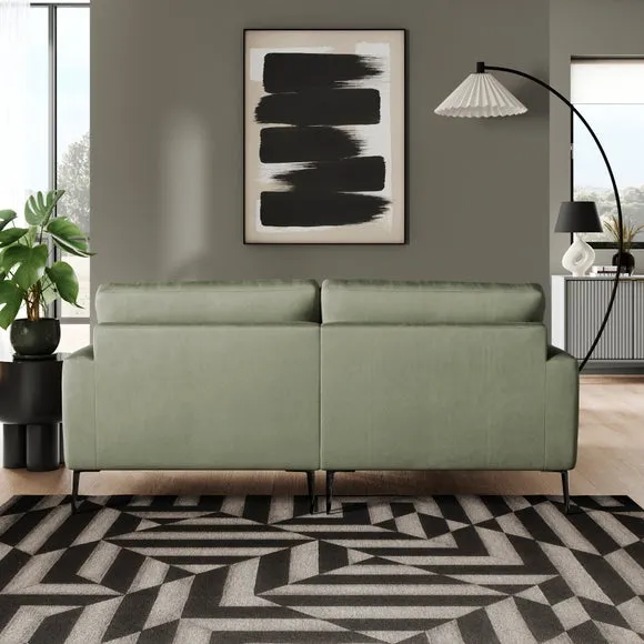 Lawson Matte Plush Velvet Corner Chaise Sofa 3
