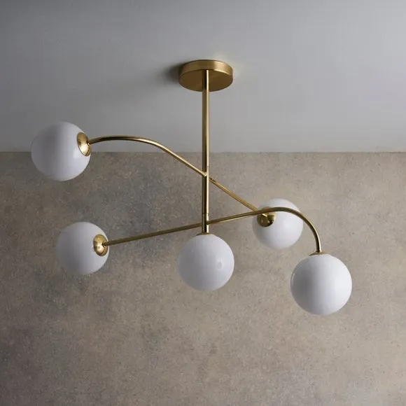 Vogue Hartwell 5 Light Semi Flush Ceiling Light 2