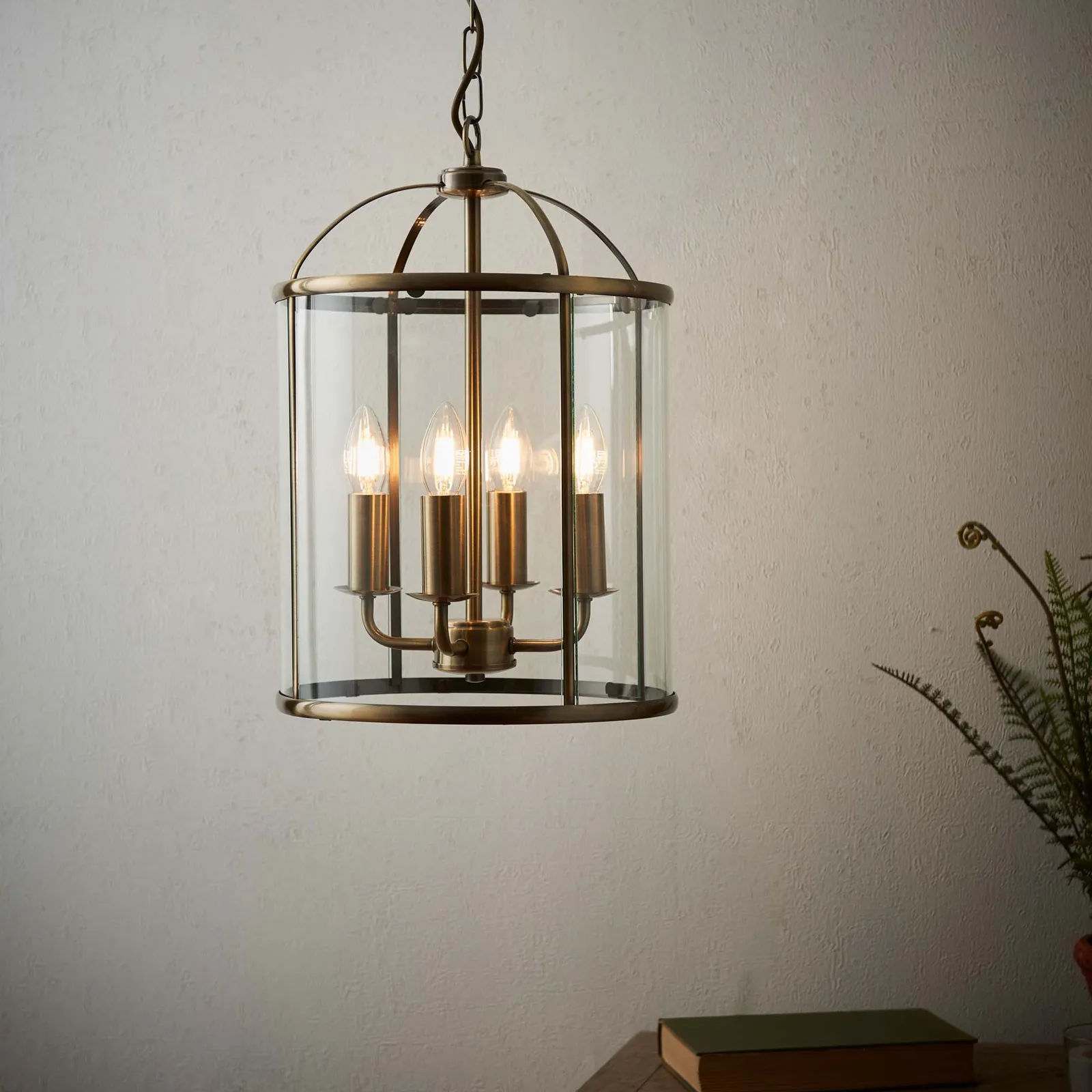 Vogue Lambeth 4 Light Glass Pendant Light 1