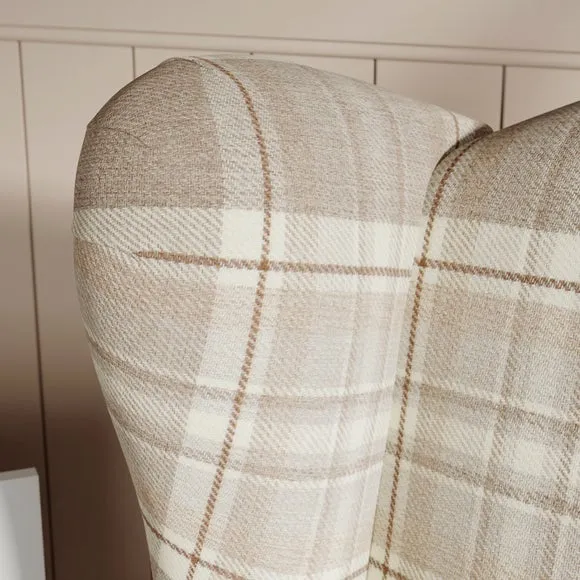 Charnwood Check Occasional Armchair 4