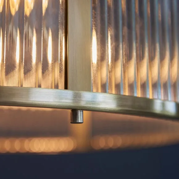 Return - Vogue Hadley Ribbed 3 Light Pendant Light 3