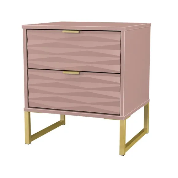 Tuxford 2 Drawer Bedside Table 4
