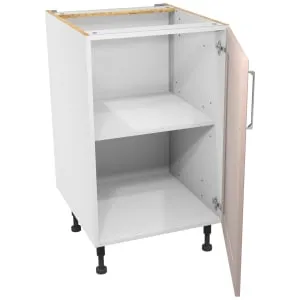 Wickes Ohio Dusky Pink Shaker Base Unit - 500mm 2