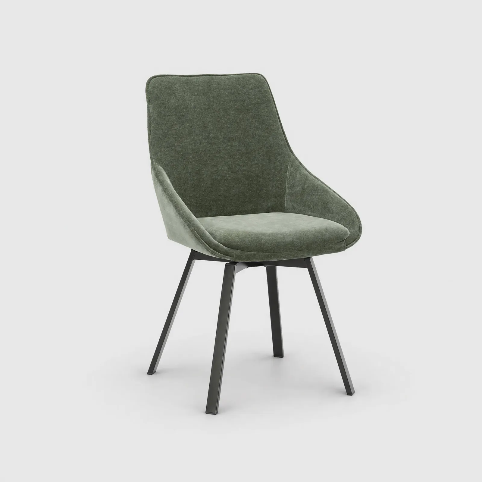 Beckton Dining Chair With 360 Swivel Fabric | Barker & Stonehouse
