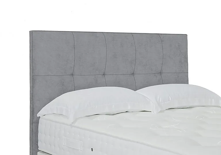 Artisan Collection Stratton Standard Floor Standing Headboard - Single - Aston Silver
