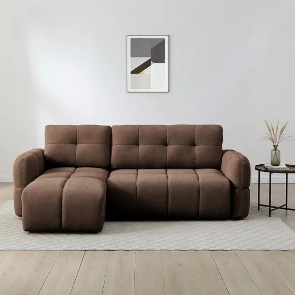 Jolie Quilted Cloud Corner Sofa Bed 4