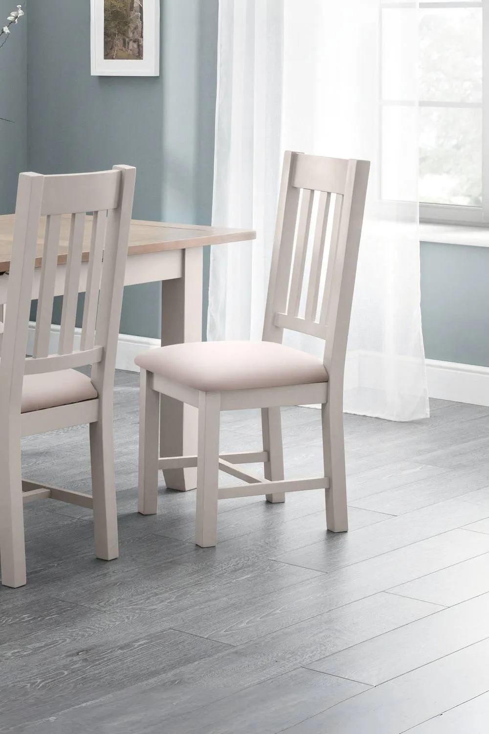Julian Bowen Richmond Dining Chair (Set of 2) in Light Grey